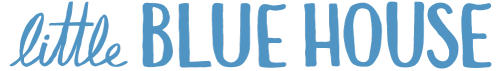 little blue house